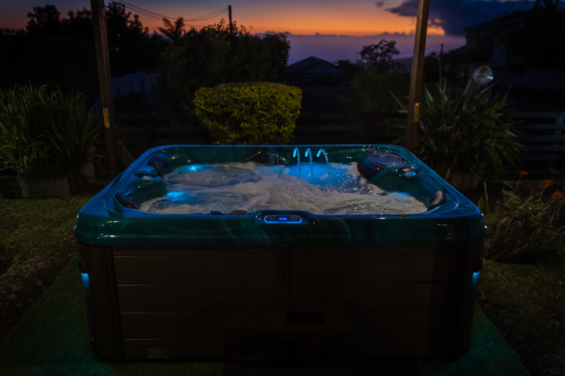 Spa de nuit au Gîte Bras Lontan